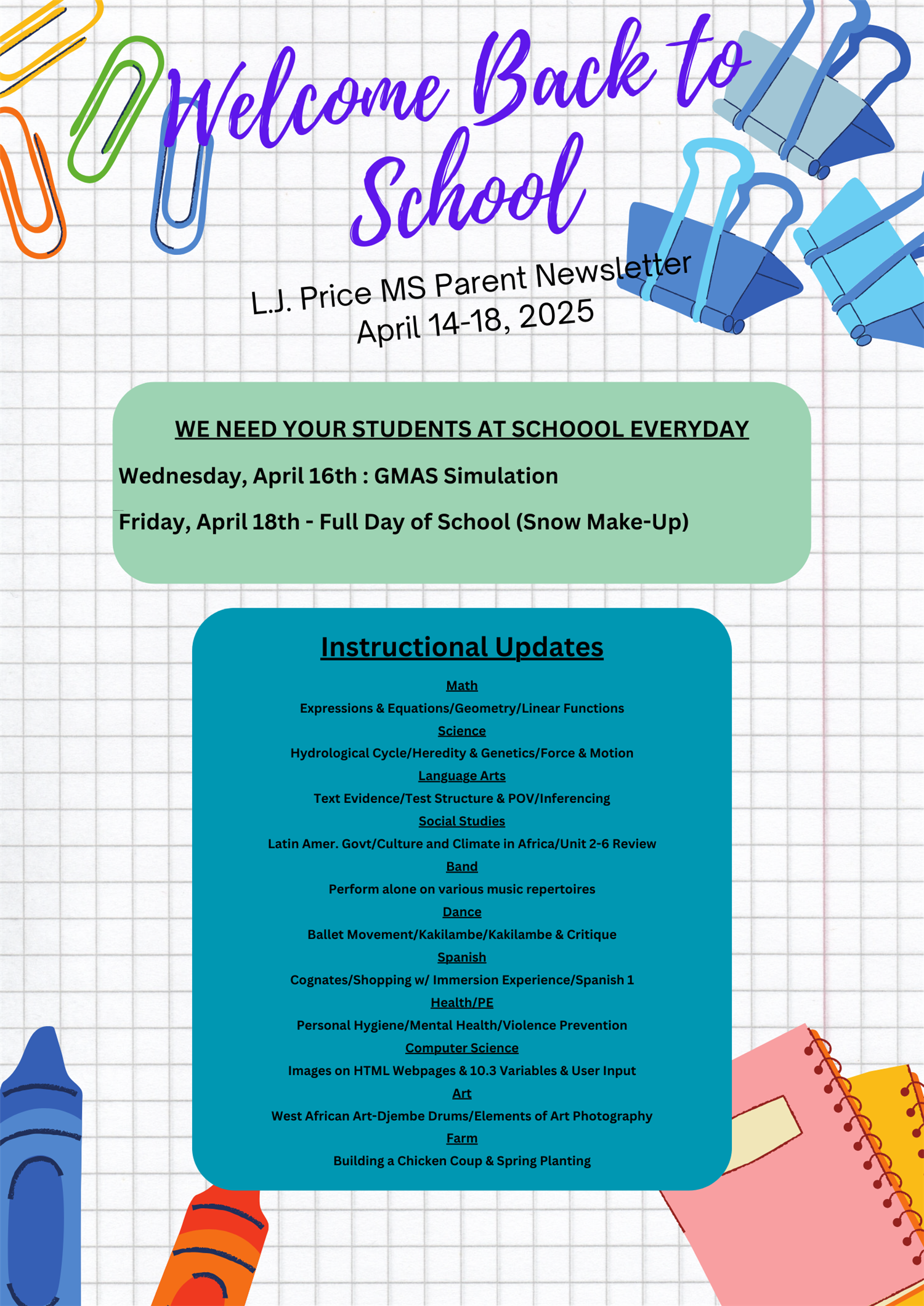 Parent Newsletter